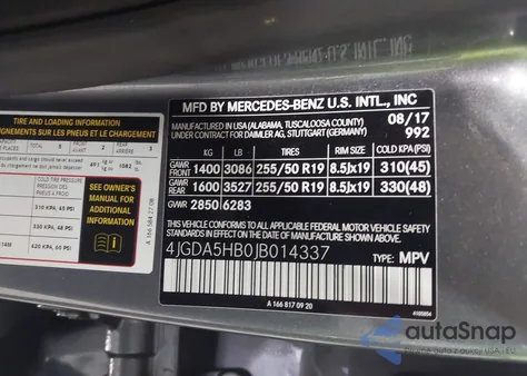 2018 Mercedes-Benz Gle 350 4Matic z USA, uszkodzony, nr VIN 4JGDA5HB0JB014337